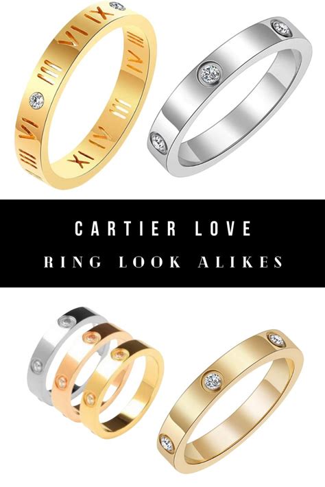 love ring cartier dupe|cartier look alike ring.